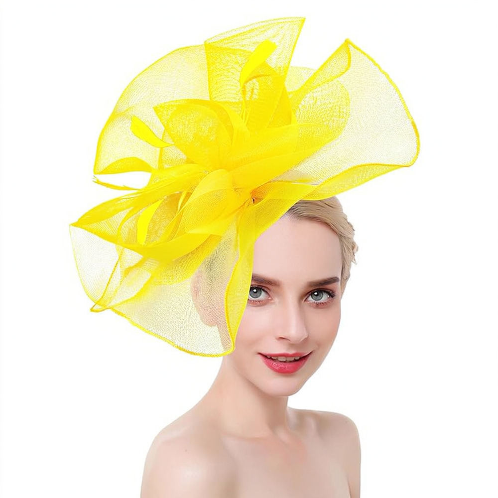 Women'S Fashion Kentucky Derby - Винтажный шляпный аксессуар с перьями и