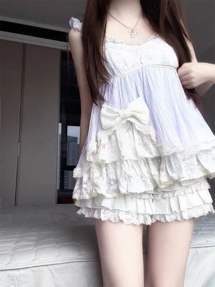 Кокетливый комплект из двух пр – обзор и цена Lace Trim Cami