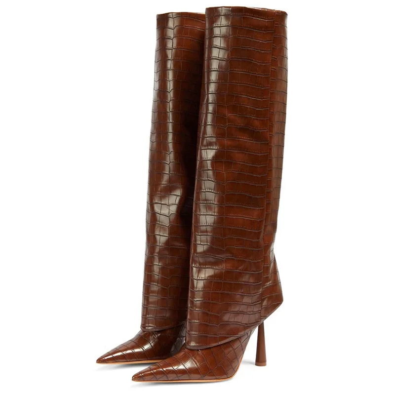 Eilyken 2027 Осенне-зимние жен – обзор и цена Women'S Fashion Knee High Boots