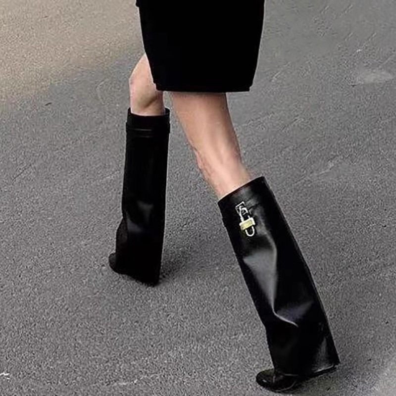 Новые женские зимние ботфорты  – обзор и цена Women'S Fashion Knee High Boots